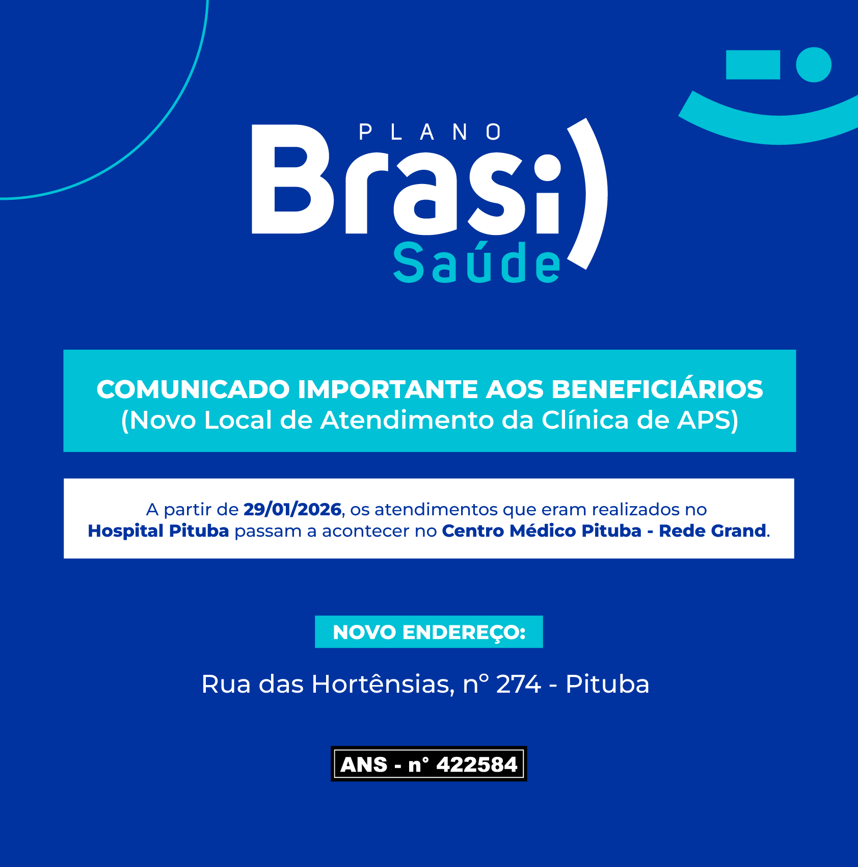 Imagem - Novo Local de Atendimento da Clínica de APS da Rede Grand